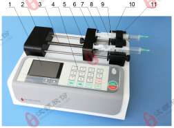汶颢股份可编程高精度双通道注射泵