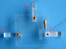 微流控硬质芯片C型夹具 组装步骤1