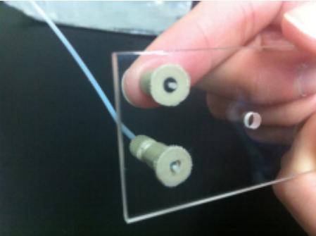 微流控玻璃芯片导管接头配件图 微流控玻璃芯片导管接头配件图