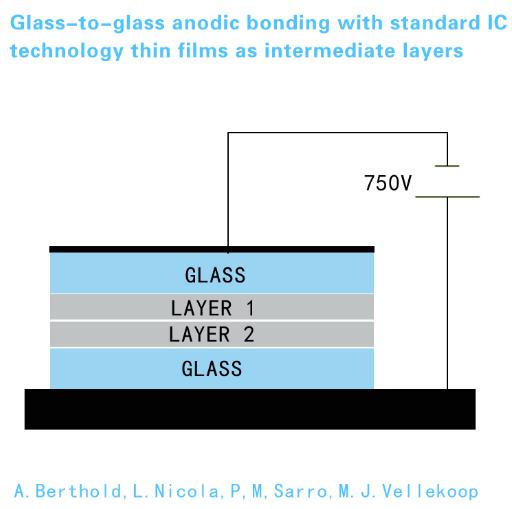 玻璃微流控芯片的阳极键合过程图