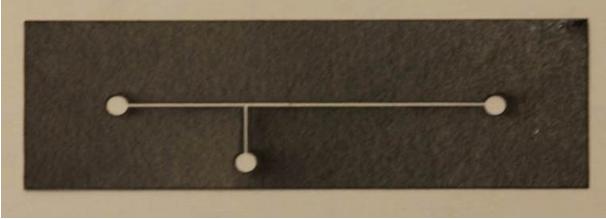 喷蜡技术制成的纸基微流控芯片