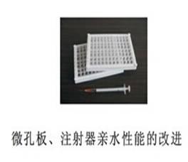 微孔板、注射器亲水性能的改进