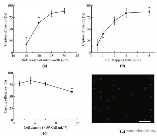 图3：细胞俘获效率的优化