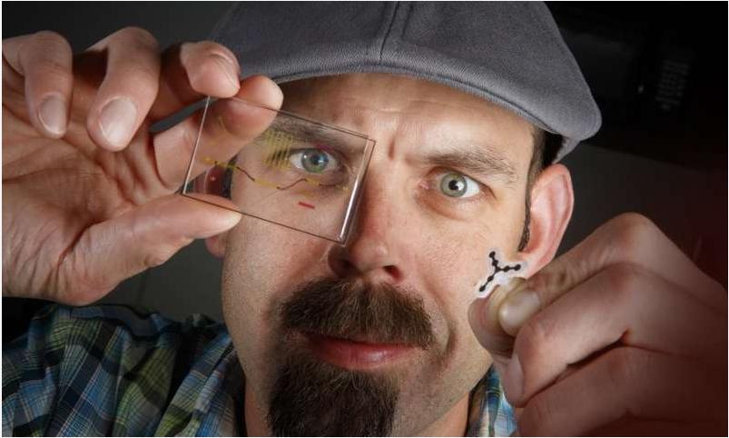 橡胶和塑料紧紧粘在一起微流体网络