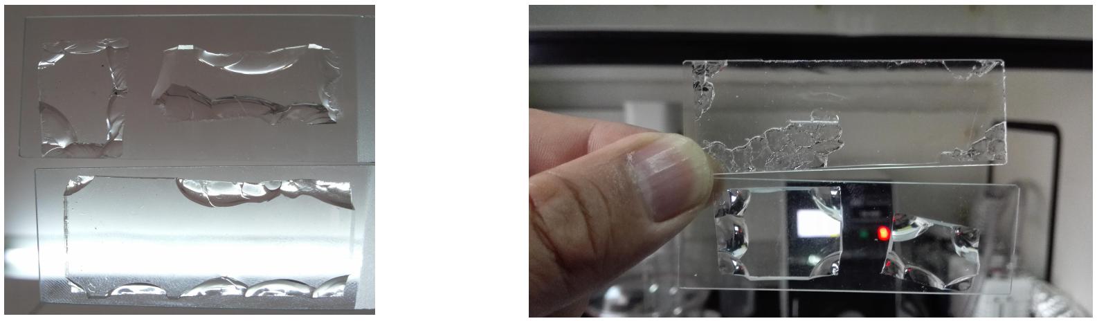 普特勒小型真空等离子表面处理系统PDMS 与载玻片键合效果