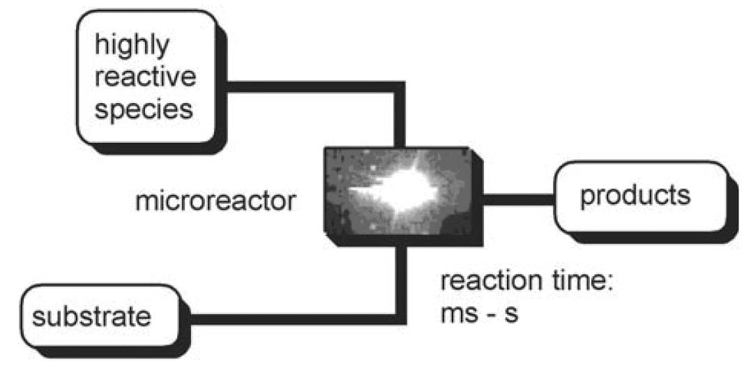 微系统中的快速有机合成