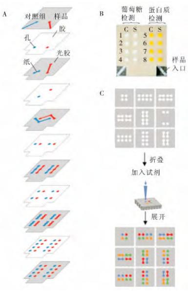 图43D纸芯片示意图