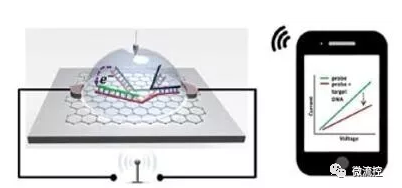 基于石墨烯的SNP检测芯片将信号无线传输到智能手机