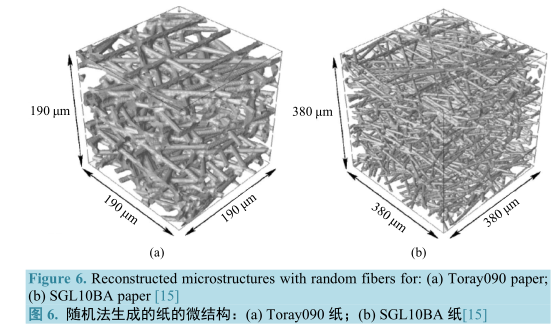随机法生成的纸的微结构