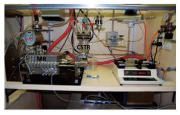 图5二硝基乙烷合成的微反应系统