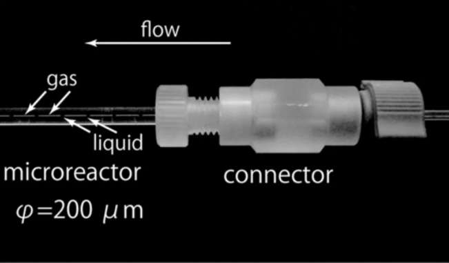 图8 气-液-固微通道反应器内Taylor反应流