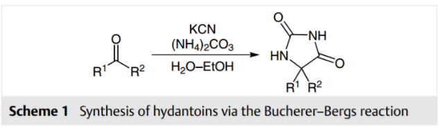 图1：乙内酰脲类合成示意
