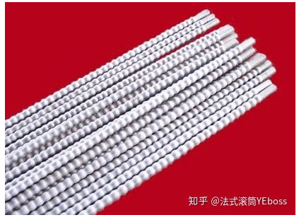 带有波结结构的换热管，通过管径不断变化形成湍流，强化传热。