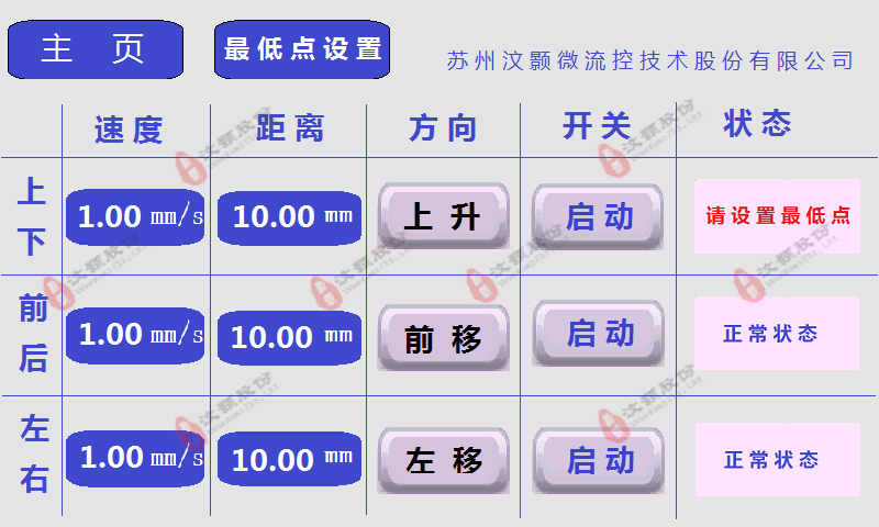 磁性粒子定向移动定位设备显示界面