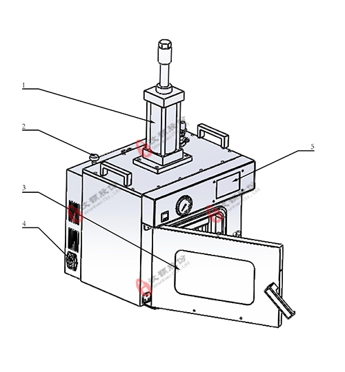 WH-2000B 真空热压键合机示意图1