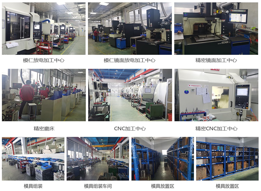 模具加工设备和放置